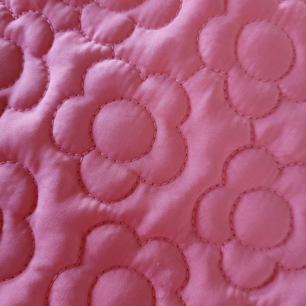 Chic Pink Floral Dog Coat - Picture 5 of 6